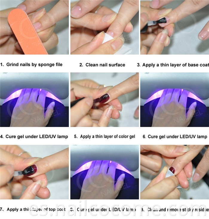 COCO Factory Mody Mody Fashion Gel Pintura de uñas de gel para un abrigo de esmalte de gel transparente